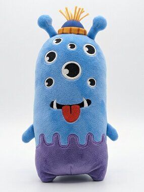 Squishy Monster Plush Toy Stuffed Animal 11” Blue Gift Kids NWOT